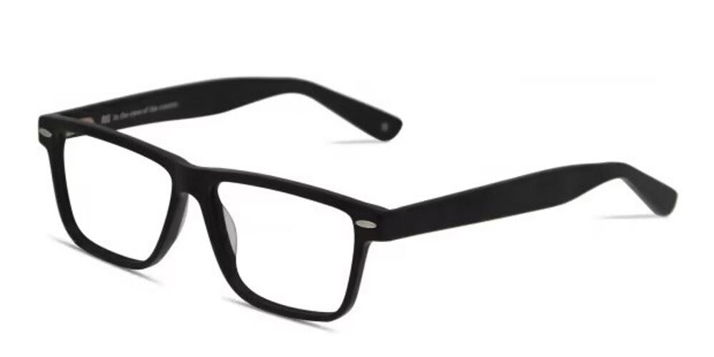 MUSE ACADEMY 35-002007 BLACK EYEGLASSES FRAMES 56-14-150 AUTHENTIC